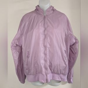 3/$25 Purple windbreaker bomber jacket
